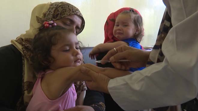 وزارت صحت عامه برنامه واکسین سرخکان برای کودکان را آغاز کرد