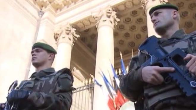  دستگیر چهار نفر توسط نیروهای امنیتی فرانسه