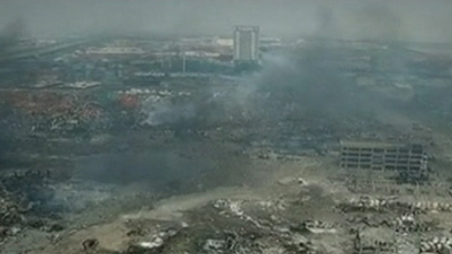 قربانیان انفجار در شهر تیانجین چین به هشتاد و پنج تن رسید
