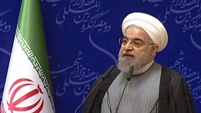 تأکید رییس جمهوری ایران بر مبارزه جهانی علیه دهشت افگنی