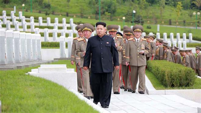 رهبر کره شمالی از آمادگی کشورش علیه هرگونه تهدید امریکا خبر می دهد