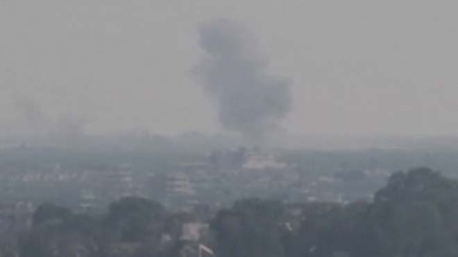 هواپیماهای جنگی رژیم اسرائیل مناطقی را در نوار غزه بمباران کردند