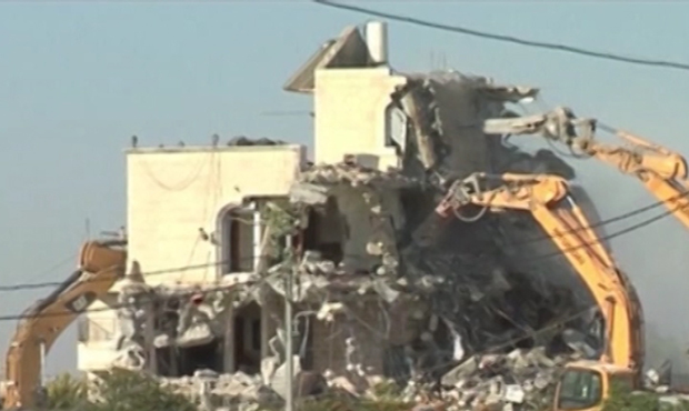نظامیان رژیم اسرائیل چهار خانه فلسطینیان را در سرزمین های اشغالی ویران کردند