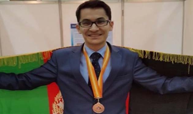 یک جوان افغان در یک مسابقات جهانی در آلمان مدال برنز بدست آورد