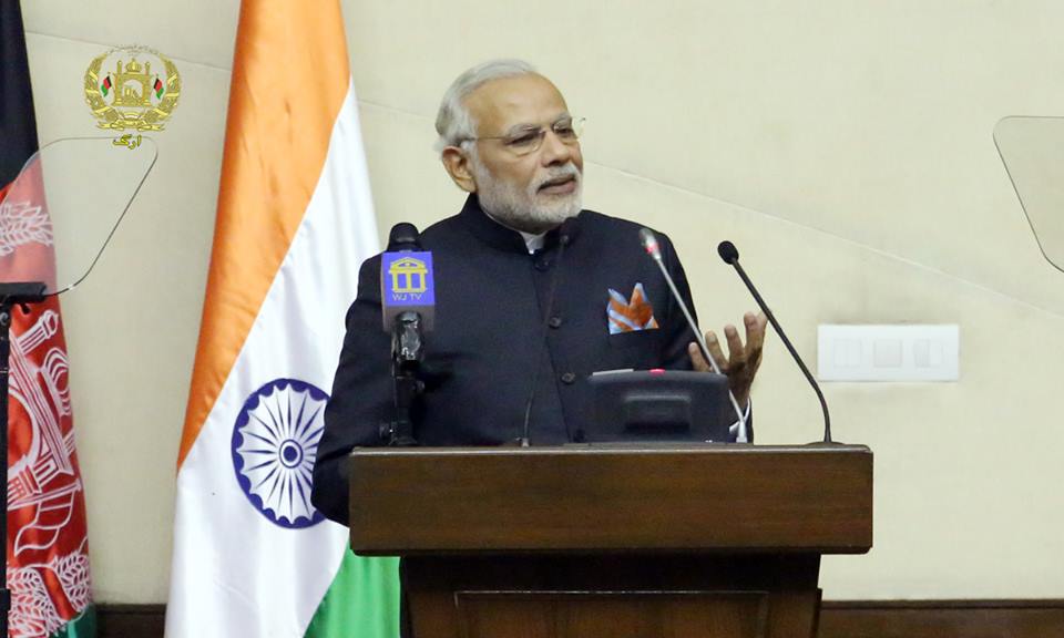 مودی: برخی کشورها از دوستی هند و افغانستان راضی نیستند