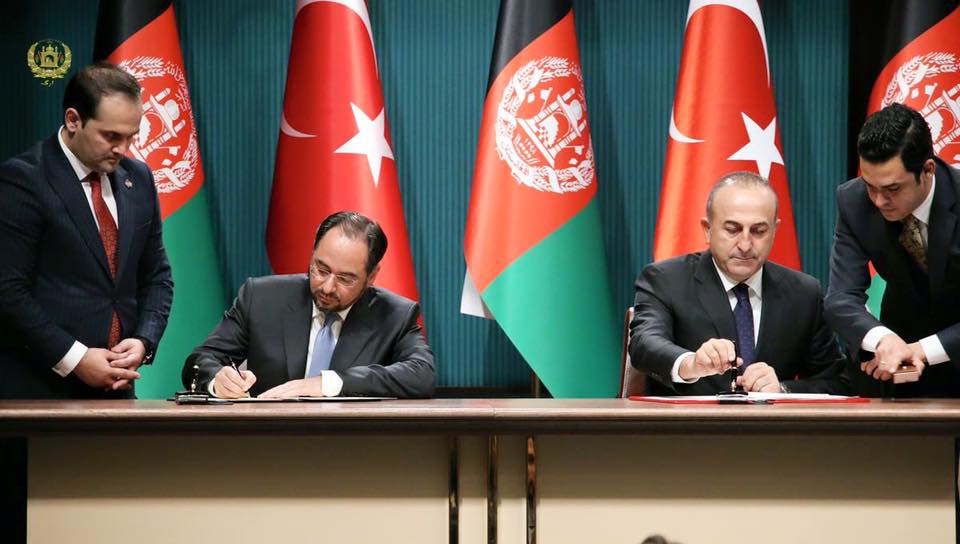 امضای یک موافقتنامه و دو یادداشت تفاهم میان افغانستان و ترکیه