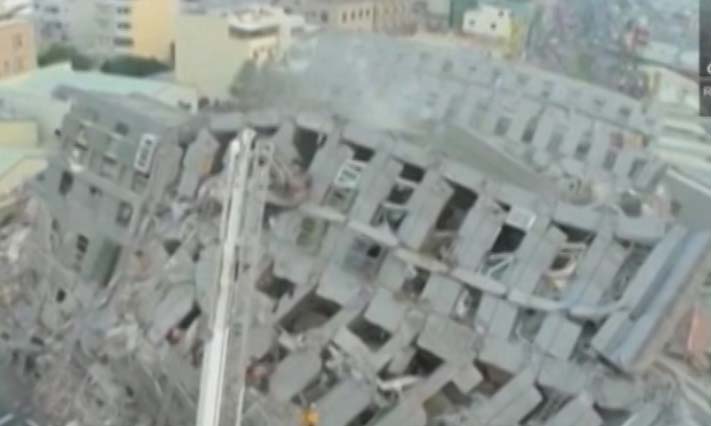 در نتیجه زمین لرزه شدید در تایوان تاکنون هفت تن جان باخته اند