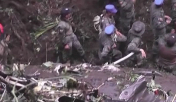 یک هواپیمای نظامی اکوادور با ۲۲ سرنشین در منطقه آمازون این کشور سقوط کرد