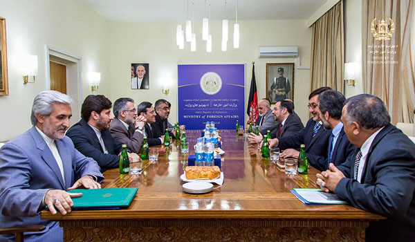 دیدار معاون وزیر خارجه ایران با صلاح الدین ربانی وزیر امور خارجه کشور