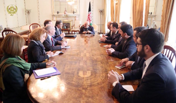 تقدیر رییس جمهور غنی از کمک های نظامی آمریکا برای افغانستان