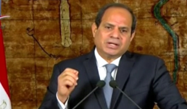 رییس جمهور مصر خواهان حمایت مردم از حکومت شد