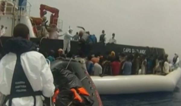 صدها مهاجر در مدت نزدیک به دوسال در دریای مدیترانه غرق شده اند