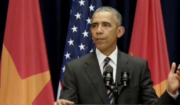 اوباما خواهان حل صلح آمیز اختلافات میان چین و ویتنام شد