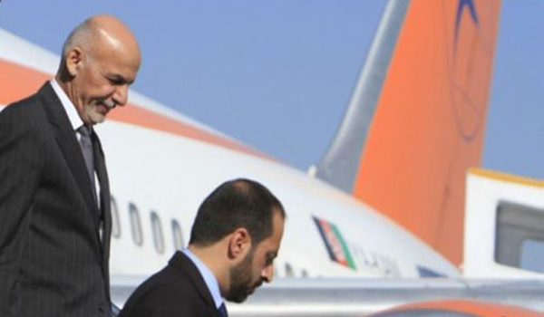 رییس جمهور غنی در یک سفر رسمی عازم امارات متحده عربی شد