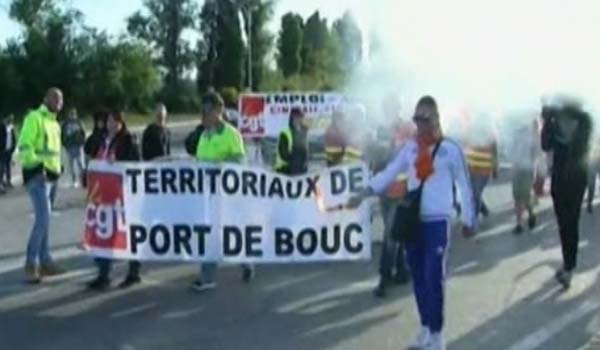 اعتصاب کارکنان راه آهن فرانسه در اعتراض به لایحه اصلاحات در قانون کار