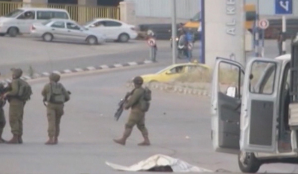 سربازان رژیم اسرائیل یک فلسطینی را در کرانه باختری شهید کردند