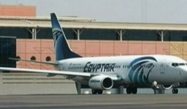 دریافت یک قطعه هواپیمای خطوط مسافربری مصر