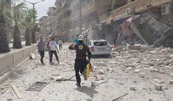 بیست تن در حملات هوایی در شهر ادلب سوریه کشته شدند