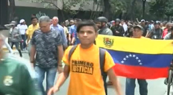 مخالفان نیکلاس مادورو بار دیگر برضد او راهپیمایی کردند