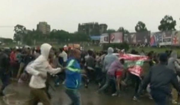 نیروهای امنیتی اتیوپی نزدیک به صد مظاهره کننده را کشتند