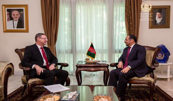 وزیر امور خارجه کشور با سفیر غیر مقیم بلاروس برای افغانستان دیدار و گفتگو کرد