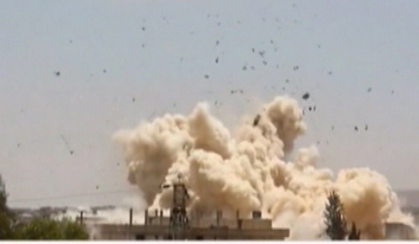 شصت و دو سرباز ارتش سوریه درپی حملات هوایی آمریکا کشته شدند