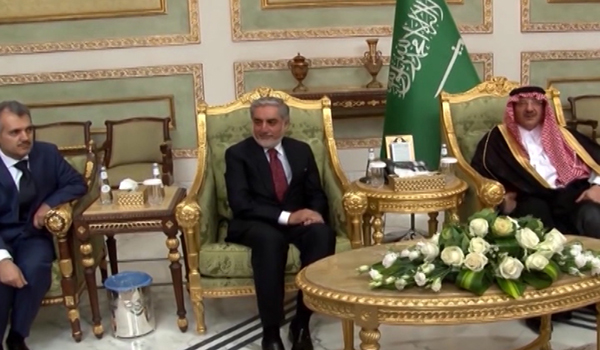 داکتر عبدالله بر همکاری عربستان سعودی در روند گفتگوهای صلح کشور تاکید می‎کند