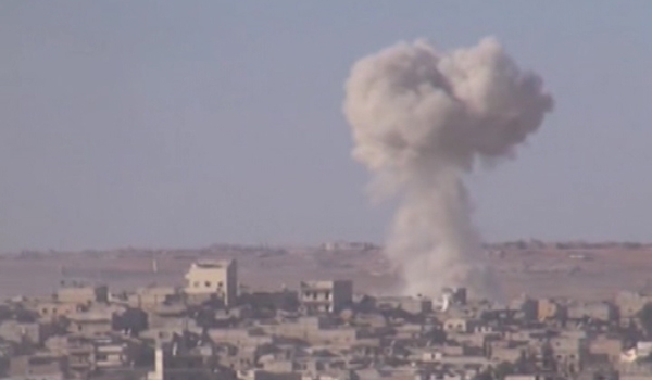 کشته شدن چهل غیر نظامی در پی حملات هوایی امریکا در سوریه