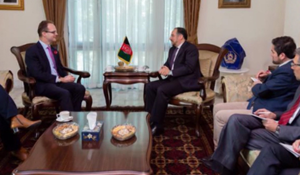 وزیر امور خارجه کشور با سفیر بریتانیا مقیم کابل دیدار کرد