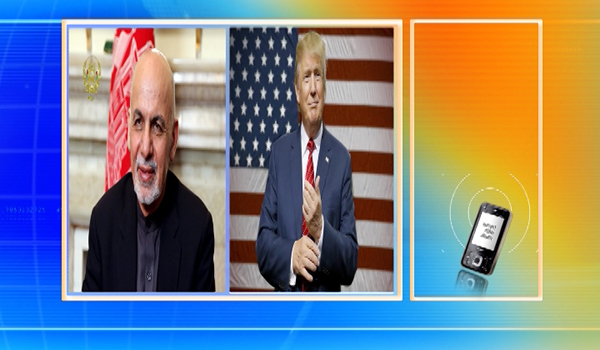 گفتگوی تلفنی رییس جمهور غنی با دونالد ترامپ رییس جمهور منتخب آمریکا
