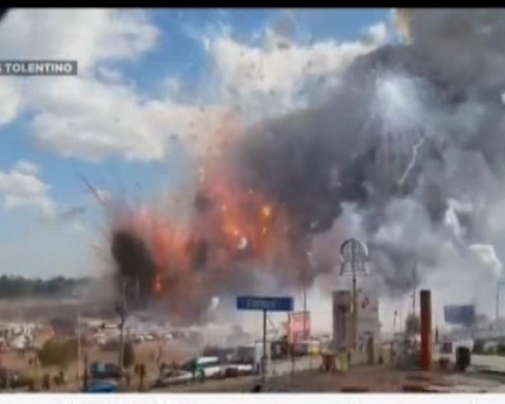 انفجار در یک بازار خرید و فروش در مکسیکو، ۳۱ کشته برجای گذاشت