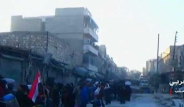 پیشروی نیروهای دولتی سوریه در شرق حلب