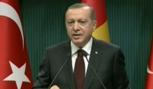 اردوغان غرب را به حمایت از گروه تروریستی داعش در سوریه متهم کرد