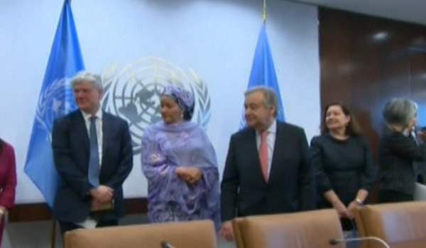 آنتونیو گوترز، دبیر کل جدید سازمان ملل متحد آغاز به کار کرد