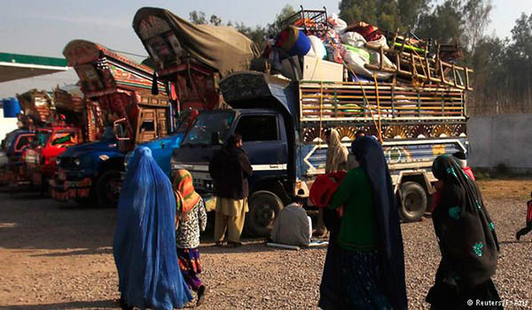 پنج صد خانواده مهاجر افغان از پاکستان اخراج شدند