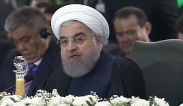 روحانی: هماهنگی و همکاری منطقه ای در مقابله با تروریسم ضروری است