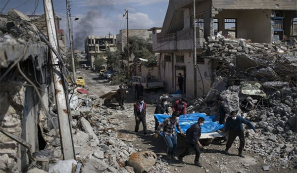نگرانی سازمان ملل از کشته شدن غیرنظامیان در حملات هوایی درشهر موصل