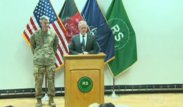 وزیر دفاع امریکا: سال دوهزار و هفده سال پرچالش برای نظامیان افغانستان است