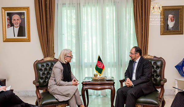 دیدار وزیر امور خارجه کشور با فرستاده ویژه المان برای افغانستان و پاکستان
