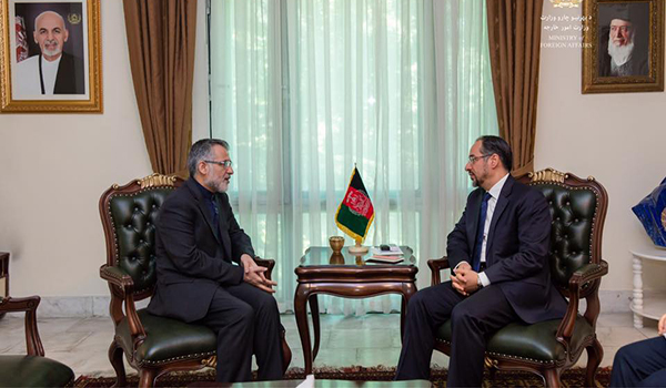 وزیر امور خارجه کشور با سفیر ایران مقیم کابل دیدار و گفتگو کرد