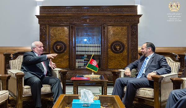 وزیر امور خارجه کشور با سفیر تاجیکستان مقیم کابل دیدار کرد