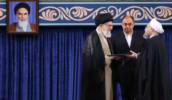 رهبر ایران، حسن روحانی را رسما به سمت ریاست جمهوری منصوب کرد
