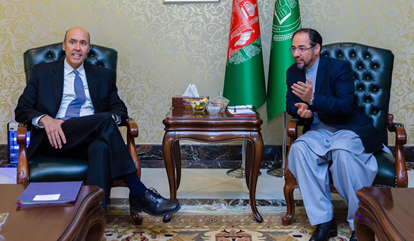 وزیر امور خارجه کشور با کاردار و سرپرست سفارت آمریکا در کابل دیدار و گفتگو کرد