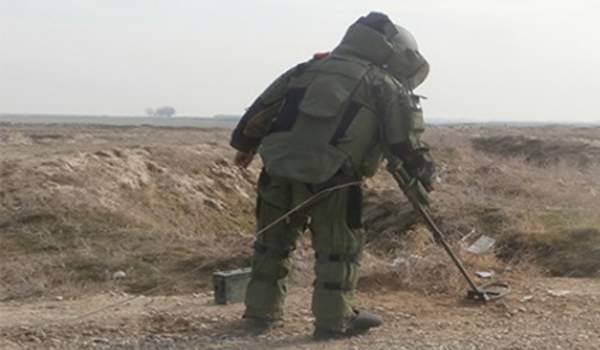 نیروهای امنیتی افغانستان در بخش خنثاسازی ماین آموزش می بینند