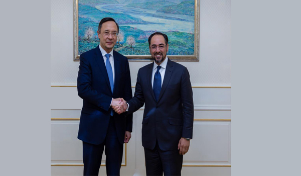 دیدار وزیر امور خارجه کشور با وزیر امور خارجه قزاقستان