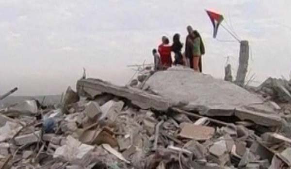 بمباران نوار غزه از سوی بمب افگن های رژیم اسراییل