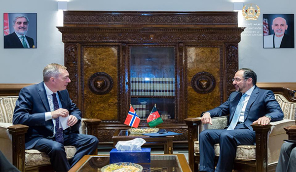 وزیر امور خارجه کشور با وزیر دفاع ناروی دیدار کرد
