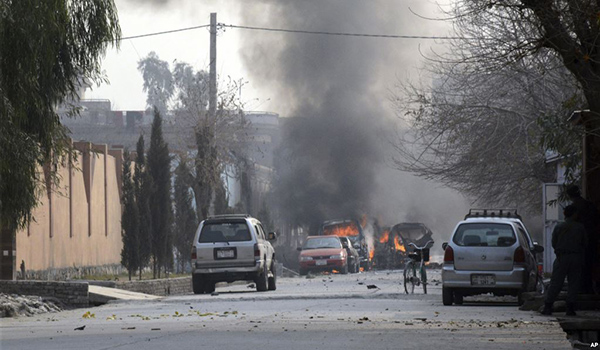 درپی انفجار موتر بمب گذاری شده در کابل، دو تن شهید شدند