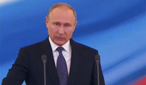 ولادیمیر پوتین برای چهارمین بار به عنوان رییس جمهور روسیه سوگند یاد کرد