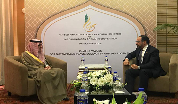 دیدار وزیر امور خارجه کشور با وزیر امور خارجه عربستان سعودی